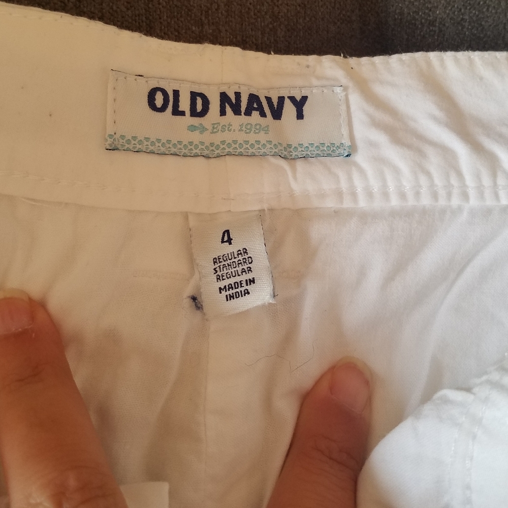 Bright White Eyelet Embroidered Shorts Size 4 - Picture 6 of 14